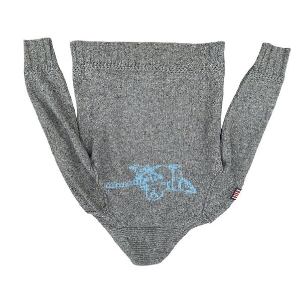 VINTAGE Wool True Religion Sweater XL Gray - Picture 4 of 9